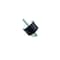 Fairchild Industries Rubber vibration isolator mount, male to male, metric, Natural Rubber 50A, Zinc-plated steel RVI1014-MM50 - alternate 1